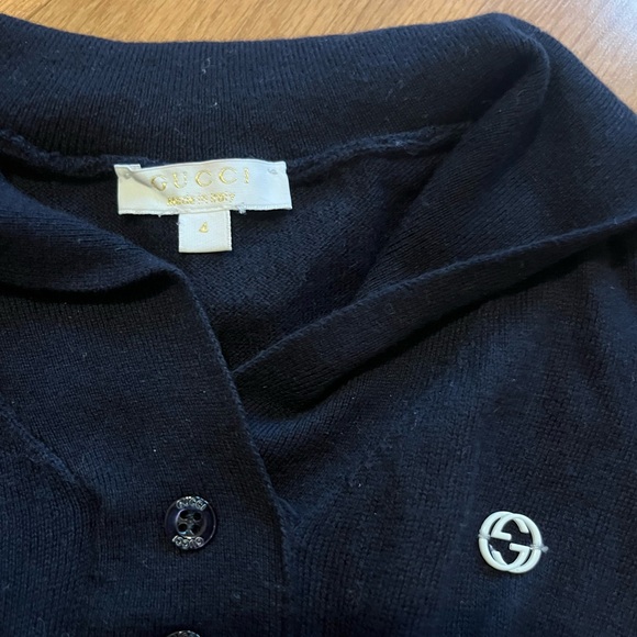 Navy Gucci knit dress 5 years old - Picture 2 of 4